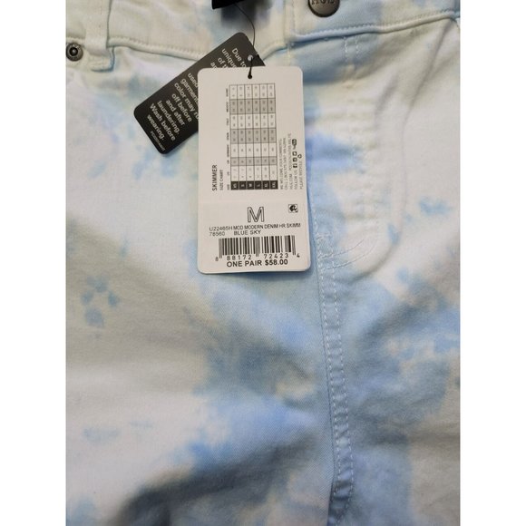 HUE U22465H Modern High Rise Tie Dye Skimmer Denim Leggings Size M Medium $58 - Picture 2 of 3